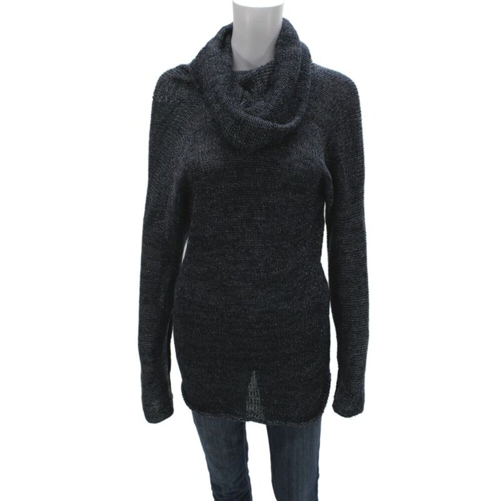 SKIF Unisex Turtleneck Pullover Sweater Dark Gray Wool Long Sleeve Size M